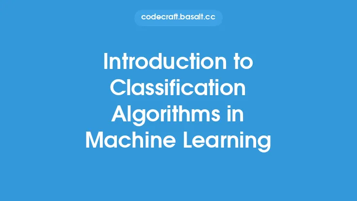 Introduction to Classification Algorithms in Machine Learning Thumbnail