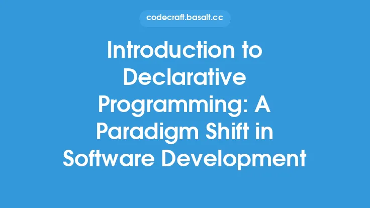 Introduction to Declarative Programming: A Paradigm Shift in Software Development Thumbnail