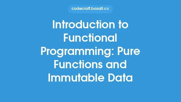 Introduction to Functional Programming: Pure Functions and Immutable Data Thumbnail