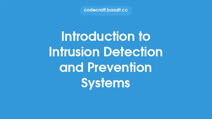 Introduction to Intrusion Detection and Prevention Systems Thumbnail