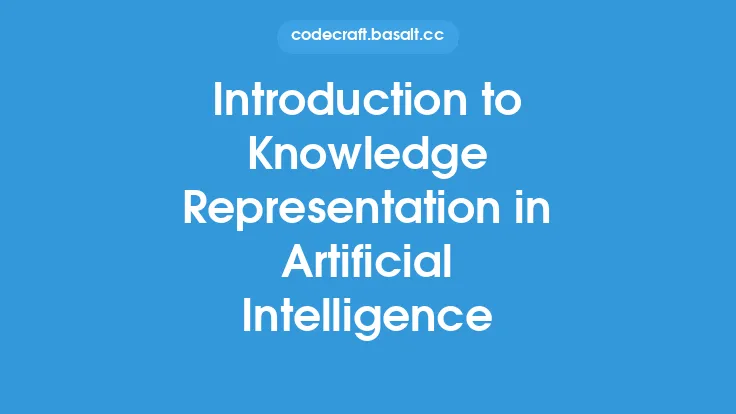 Introduction to Knowledge Representation in Artificial Intelligence Thumbnail