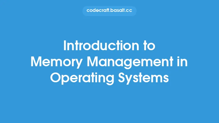 Introduction to Memory Management in Operating Systems Thumbnail