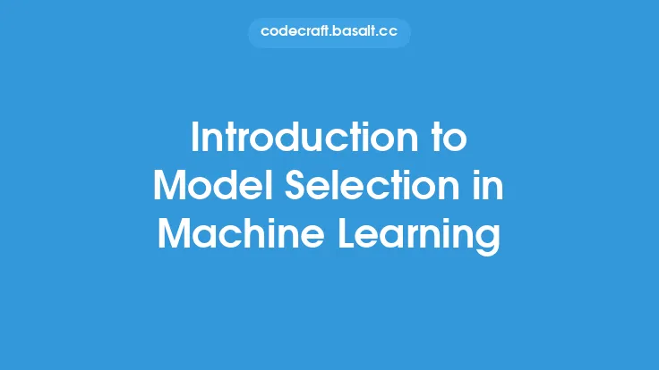Introduction to Model Selection in Machine Learning Thumbnail