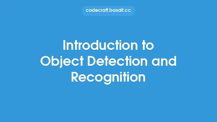 Introduction to Object Detection and Recognition Thumbnail