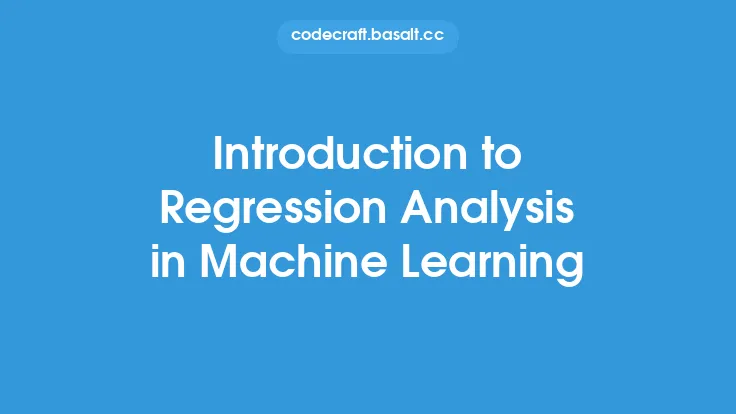 Introduction to Regression Analysis in Machine Learning Thumbnail