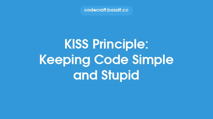 KISS Principle: Keeping Code Simple and Stupid Thumbnail