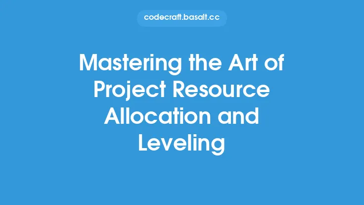 Mastering the Art of Project Resource Allocation and Leveling Thumbnail