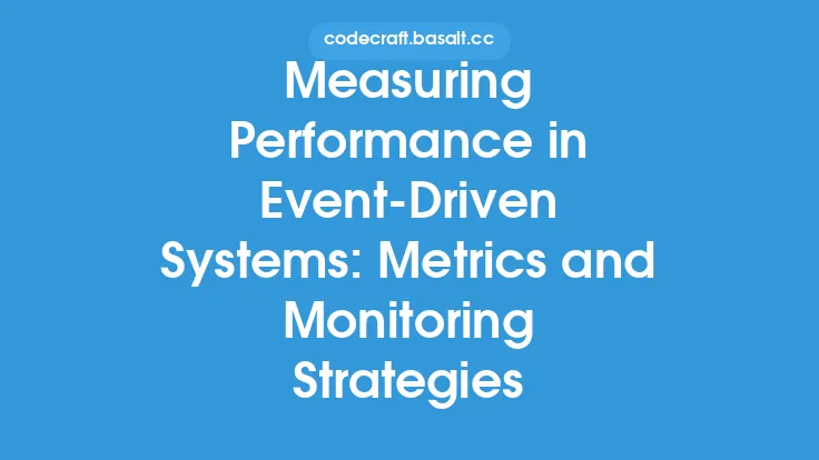Measuring Performance in Event-Driven Systems: Metrics and Monitoring Strategies Thumbnail