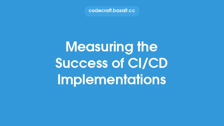 Measuring the Success of CI/CD Implementations Thumbnail