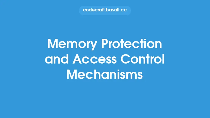 Memory Protection and Access Control Mechanisms Thumbnail