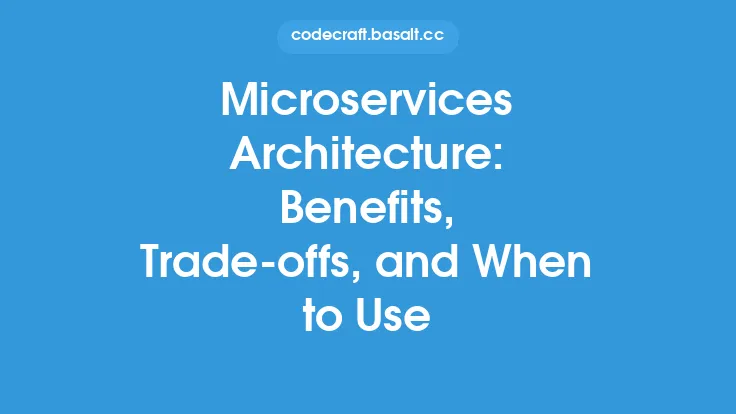 Microservices Architecture: Benefits, Trade-offs, and When to Use Thumbnail