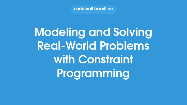 Modeling and Solving Real-World Problems with Constraint Programming Thumbnail