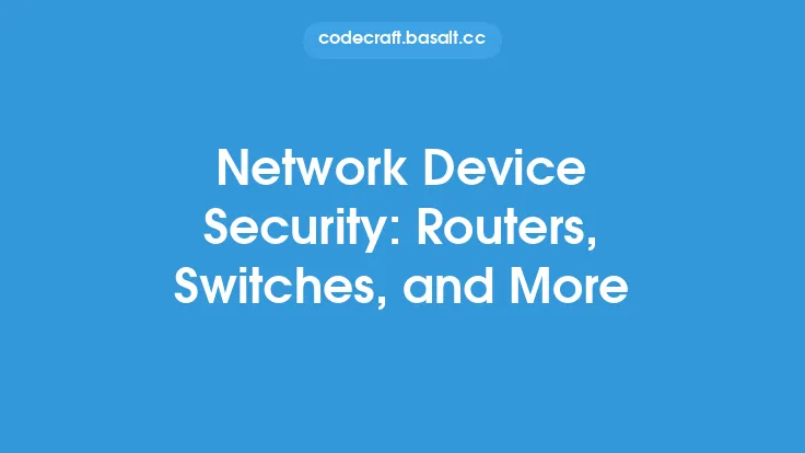Network Device Security: Routers, Switches, and More Thumbnail