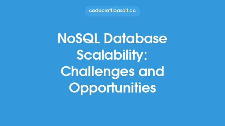 NoSQL Database Scalability: Challenges and Opportunities Thumbnail