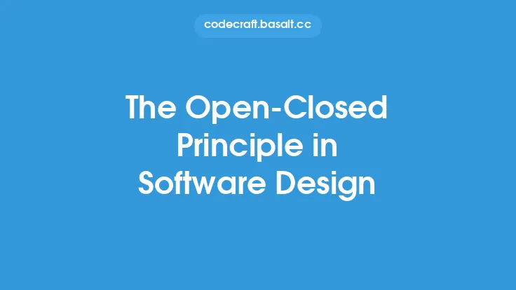 The Open-Closed Principle in Software Design Thumbnail