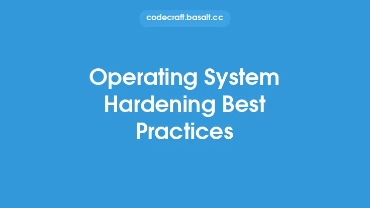Operating System Hardening Best Practices Thumbnail