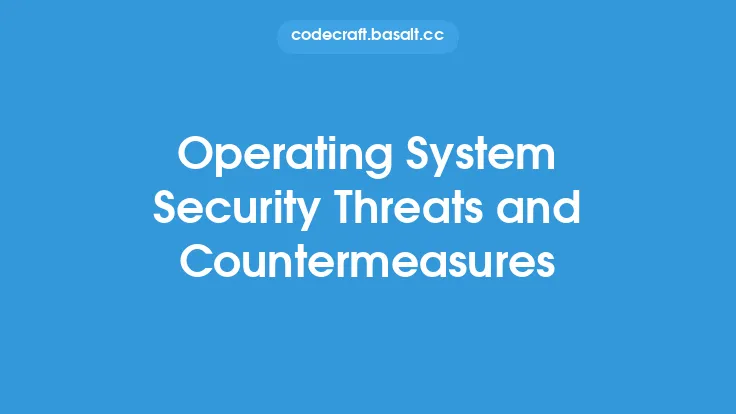Operating System Security Threats and Countermeasures Thumbnail