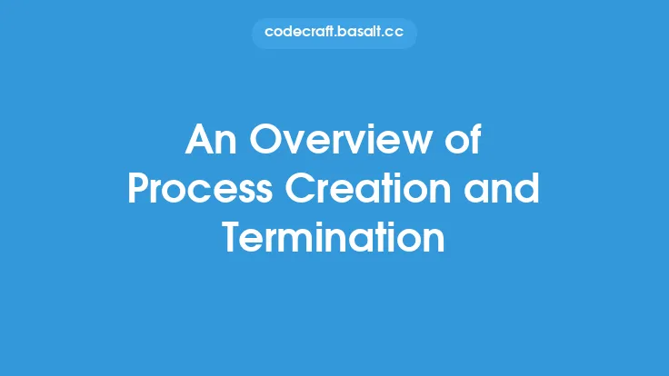 An Overview of Process Creation and Termination Thumbnail