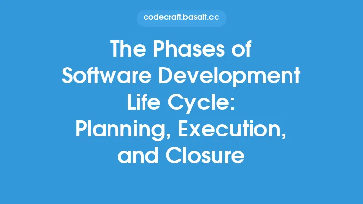 The Phases of Software Development Life Cycle: Planning, Execution, and Closure Thumbnail