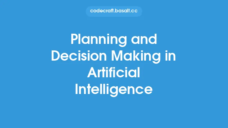 Planning and Decision Making in Artificial Intelligence Thumbnail