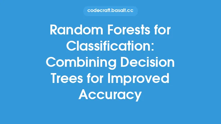 Random Forests for Classification: Combining Decision Trees for Improved Accuracy Thumbnail