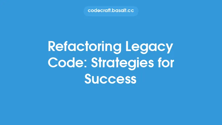 Refactoring Legacy Code: Strategies for Success Thumbnail