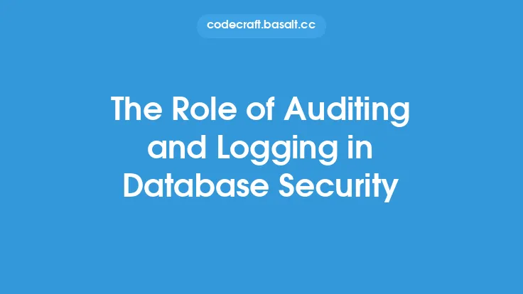 The Role of Auditing and Logging in Database Security Thumbnail