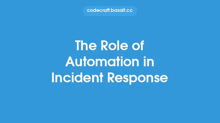 The Role of Automation in Incident Response Thumbnail