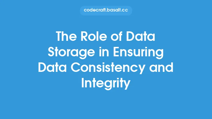 The Role of Data Storage in Ensuring Data Consistency and Integrity Thumbnail
