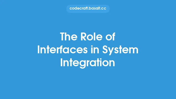 The Role of Interfaces in System Integration Thumbnail