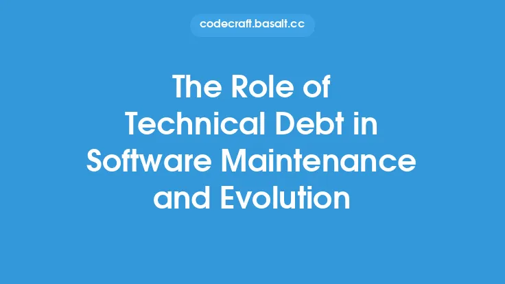 The Role of Technical Debt in Software Maintenance and Evolution Thumbnail