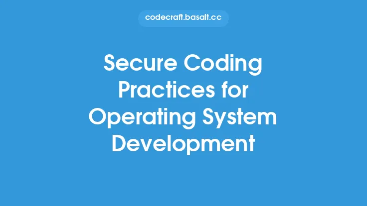 Secure Coding Practices for Operating System Development Thumbnail