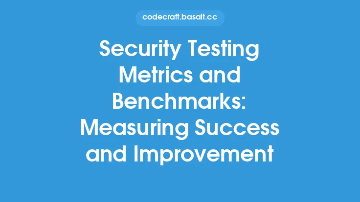 Security Testing Metrics and Benchmarks: Measuring Success and Improvement Thumbnail