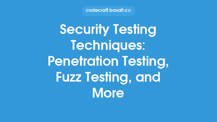 Security Testing Techniques: Penetration Testing, Fuzz Testing, and More Thumbnail