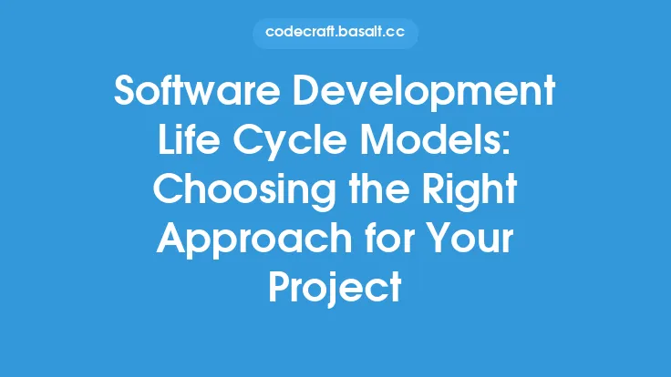 Software Development Life Cycle Models: Choosing the Right Approach for Your Project Thumbnail