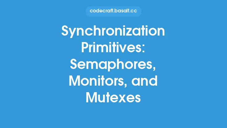 Synchronization Primitives: Semaphores, Monitors, and Mutexes Thumbnail