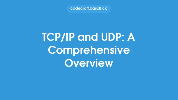 TCP/IP and UDP: A Comprehensive Overview Thumbnail