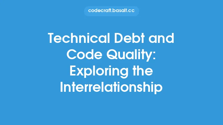 Technical Debt and Code Quality: Exploring the Interrelationship Thumbnail