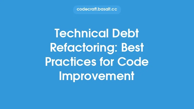 Technical Debt Refactoring: Best Practices for Code Improvement Thumbnail