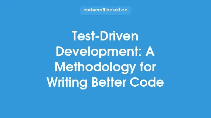 Test-Driven Development: A Methodology for Writing Better Code Thumbnail