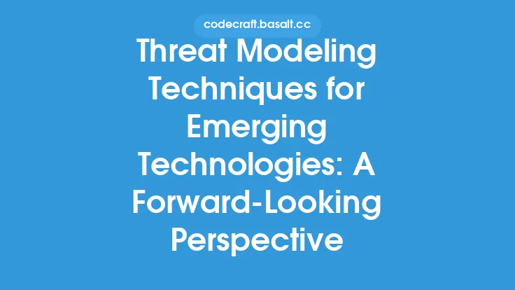 Threat Modeling Techniques for Emerging Technologies: A Forward-Looking Perspective Thumbnail