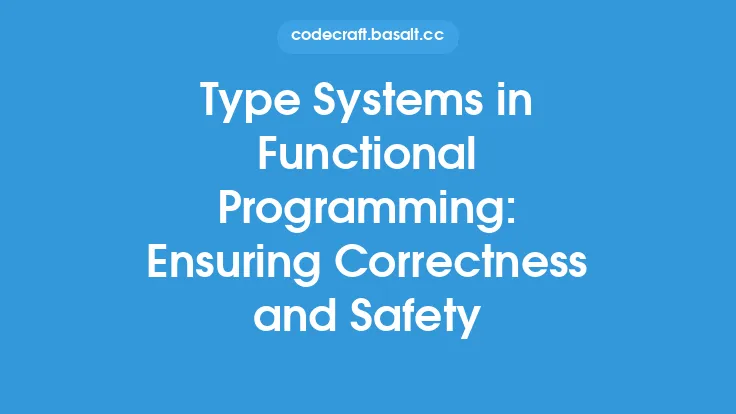 Type Systems in Functional Programming: Ensuring Correctness and Safety Thumbnail