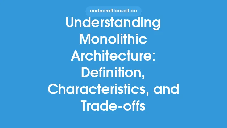 Understanding Monolithic Architecture: Definition, Characteristics, and Trade-offs Thumbnail