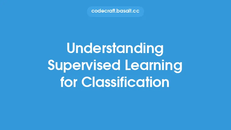 Understanding Supervised Learning for Classification Thumbnail