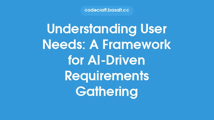 Understanding User Needs: A Framework for AI-Driven Requirements Gathering Thumbnail