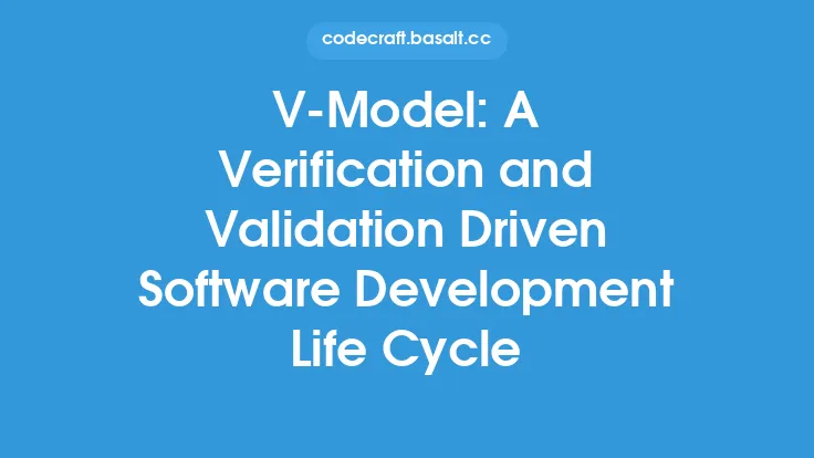 V-Model: A Verification and Validation Driven Software Development Life Cycle Thumbnail